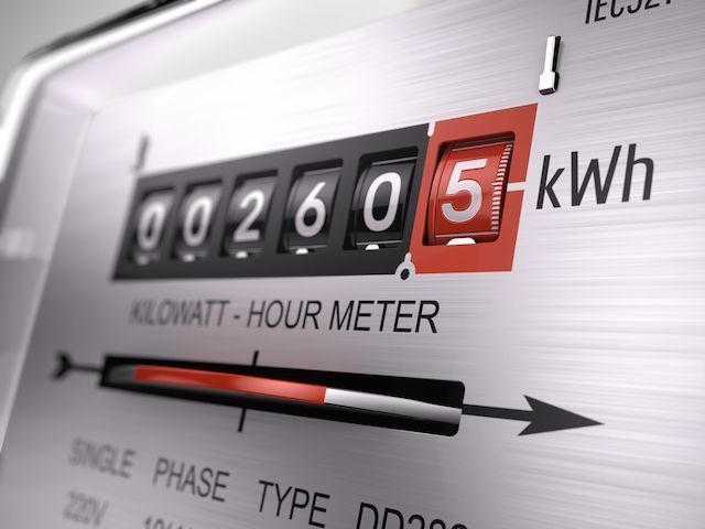 An electricity meter (Kepco)