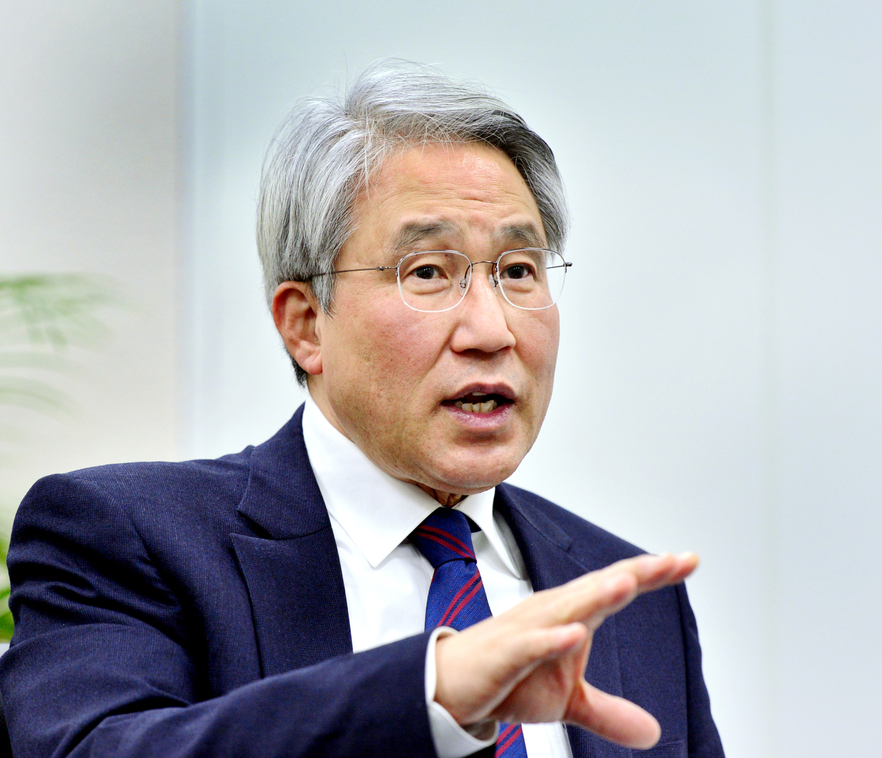 Hong Hyun-ik, chancellor of the Korean National Diplomatic Academy (Park Hyun-koo/The Korea Herald)