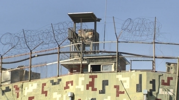 South Korean guard post in the DMZ (Yonhap)