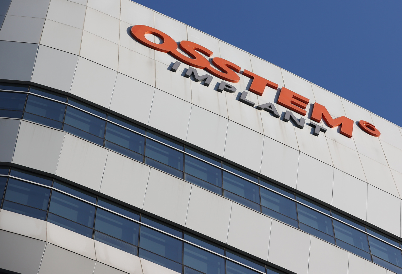 View of Osstem Implant's headquarters in Seoul (Yonhap)