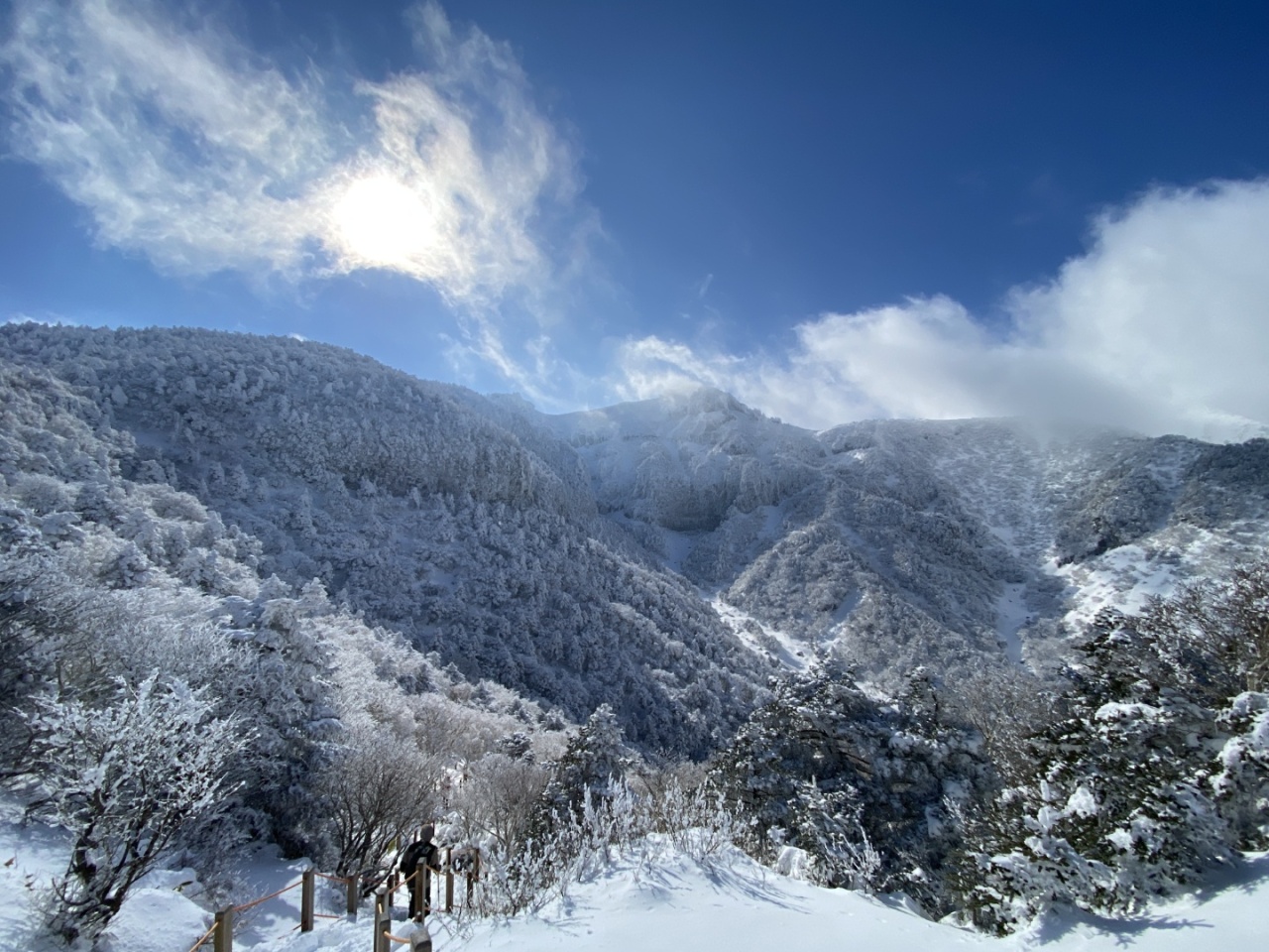 Winterscape of Hallasan on Jeju Island, Dec. 29, 2021 (Kim Ji-min)