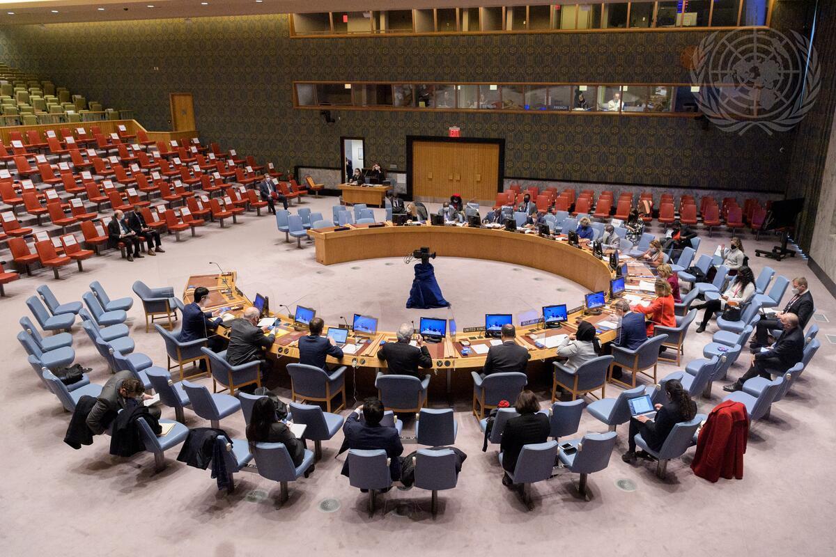 A wide view of the Security Council meeting on the situation in Colombia. (UN Photo/Manuel Elías)