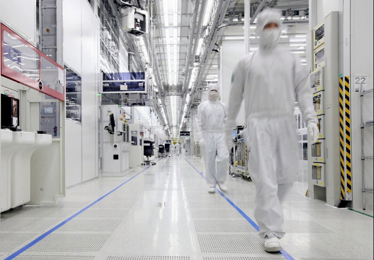 An interior view of Samsung Electronics' chip plant in China. (Samsung Electronics)