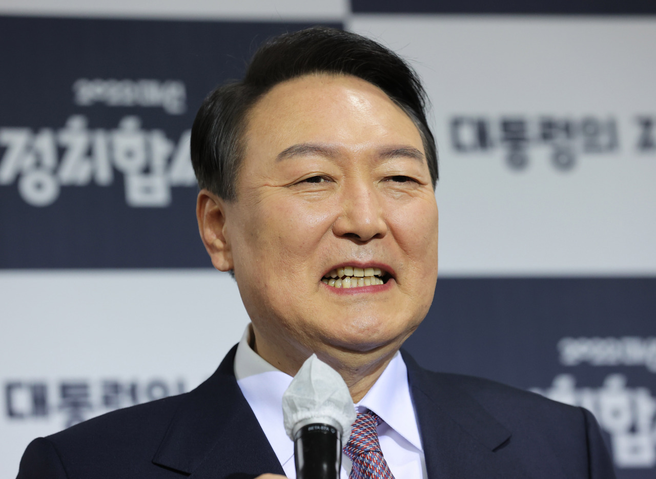 Yoon Suk-yeol of the main opposition People Power Party (Joint Press Corps)