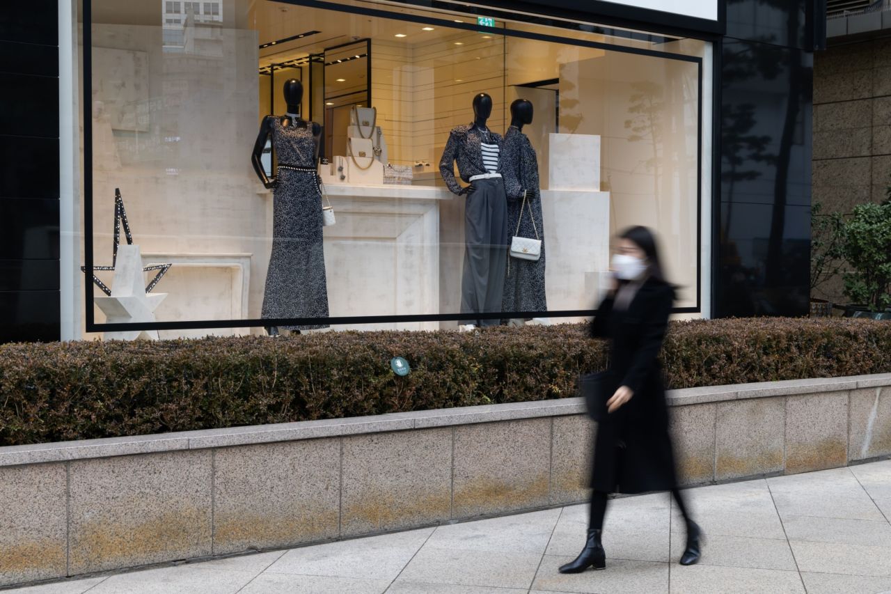 A Chanel boutique at the Avenuel department store, operated by Lotte Shopping, in Seoul (Bloomberg)