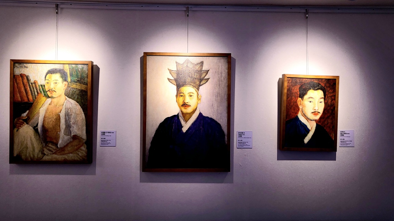 Self-portraits of Ko Hui-dong (Kim Hae-yeon/ The Korea Herald)