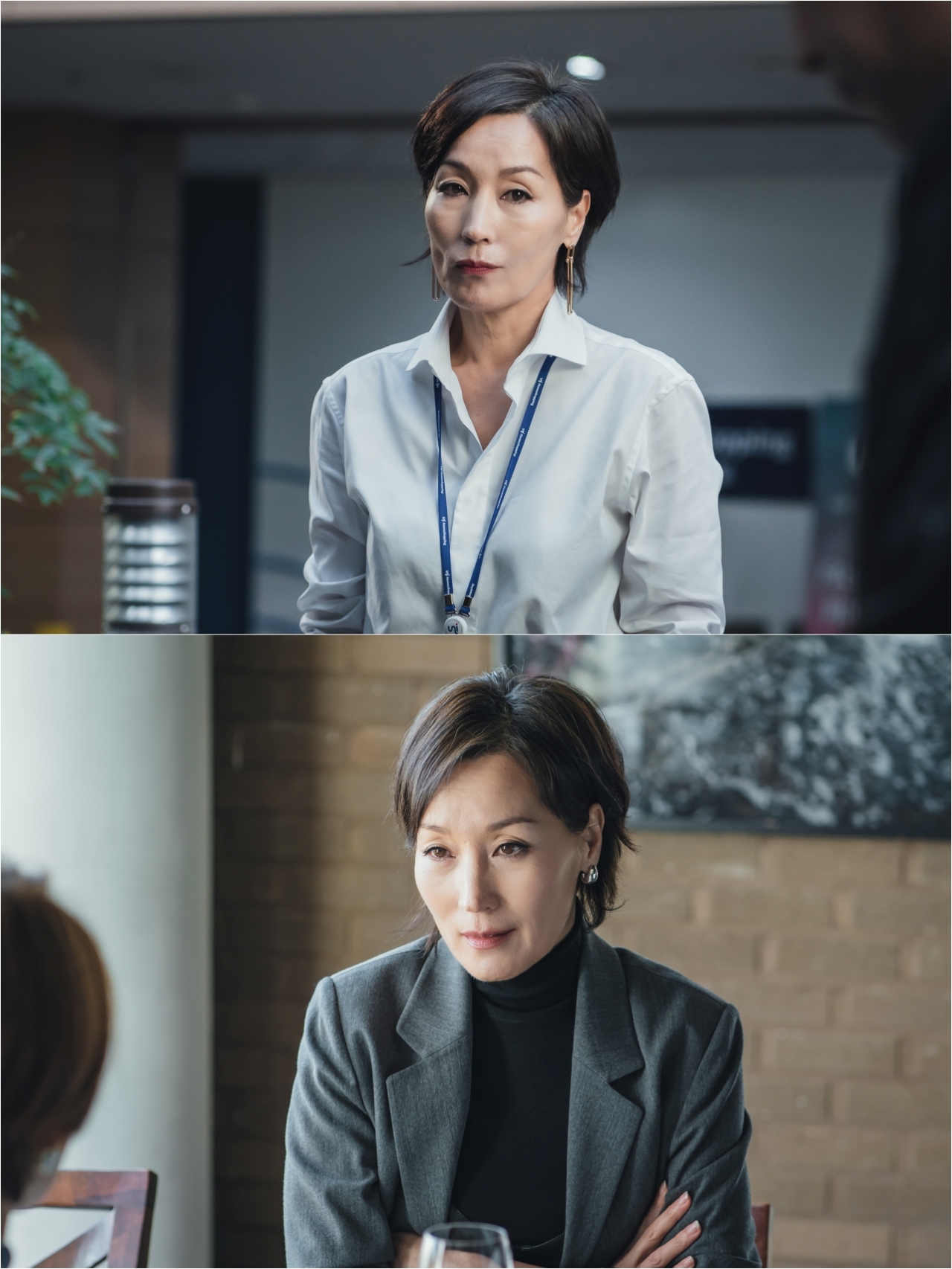 Lee Hye-young takes the role of Mo-ran, the vice president of UNI Home Shopping, in “Kill Heel” (tvN)