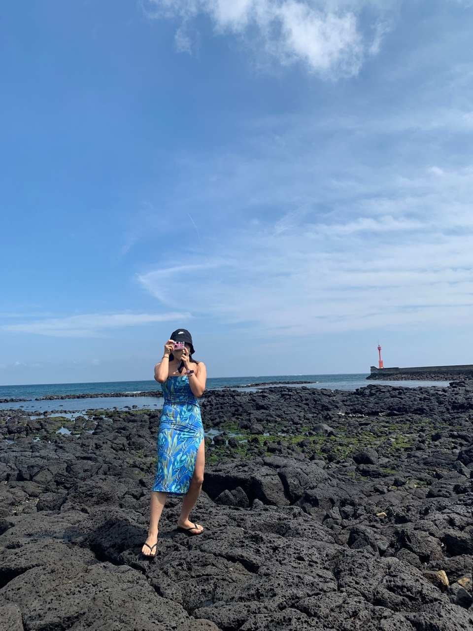 Kwon Jeong-hyun, an office worker in Seoul, on a solo trip to Jeju Island (Courtesy of Kwon Jeong-hyun)