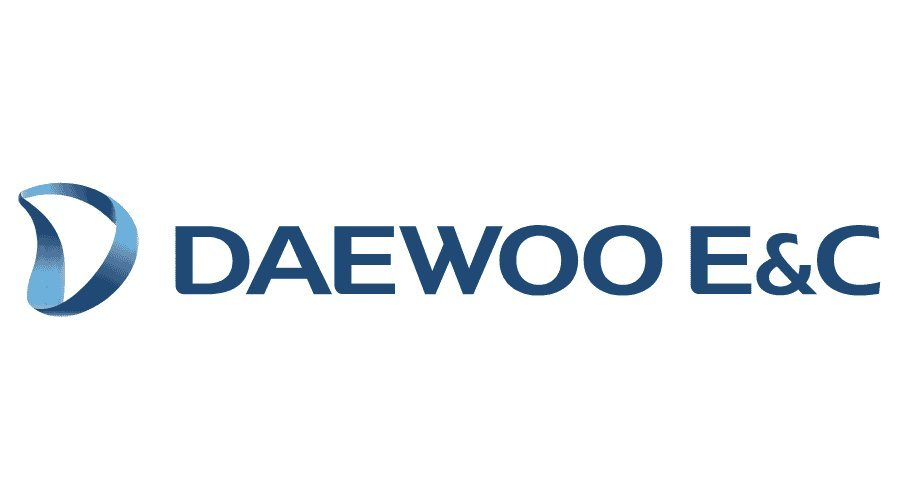 The corporate log of Daewoo E&C. (Yonhap)