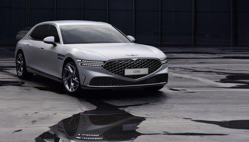 This file photo provided by Hyundai Motor shows the all-new G90 sedan under its independent Genesis brand. (Yonhap)