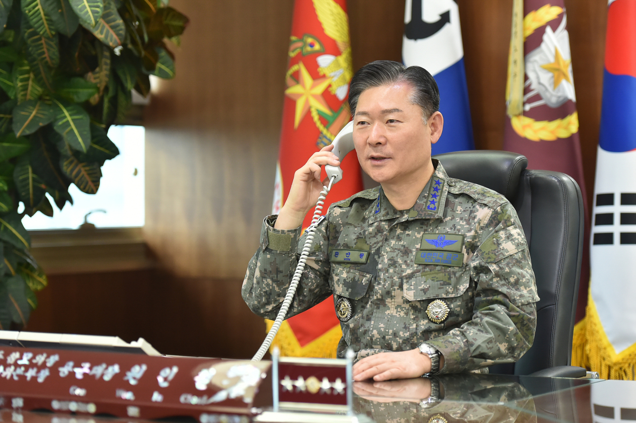 South Korea‘s Joint Chiefs of Staff chairman Gen. Won In-choul(Joint Chiefs of Staff)