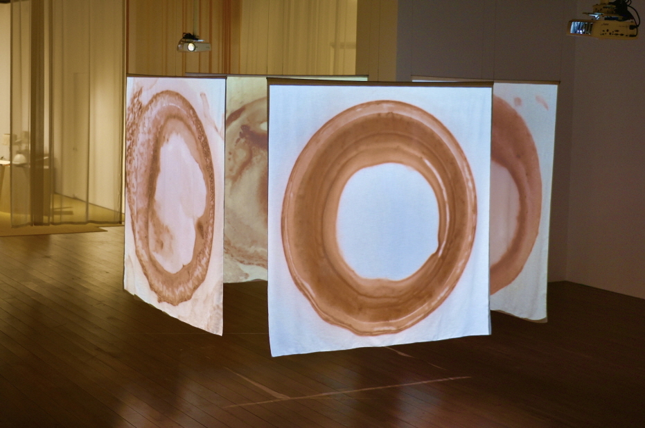 Park Hwa-young’s four-channel video installation art (The Korea Foundation)