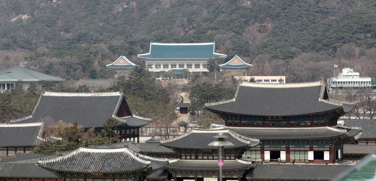 View of the presidential office Cheong Wa Dae in Seoul on Thursday (Yonhap)
