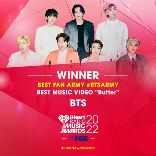 BTS nominated in two categories for 2022 American Music Awards