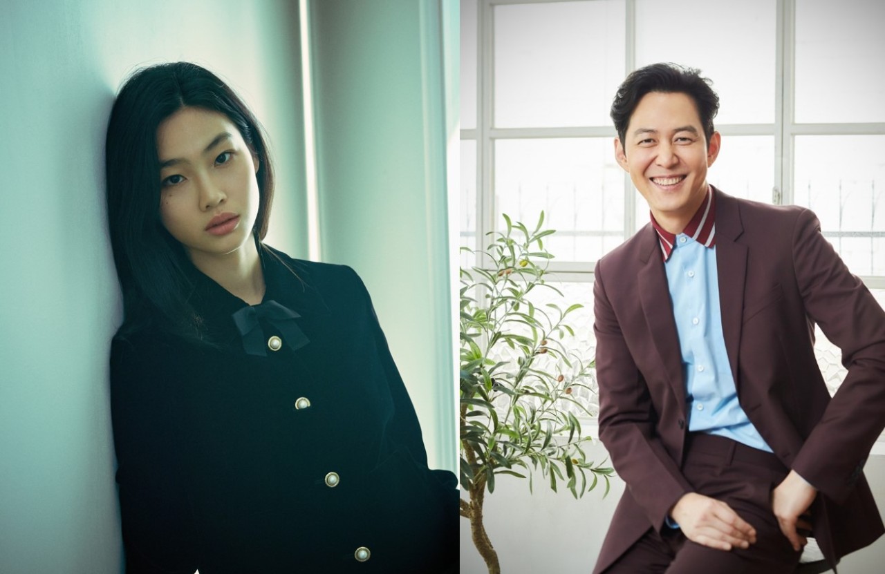 Jung Ho-yeon (left) and Lee Jung-jae (Netflix, Artist Company)