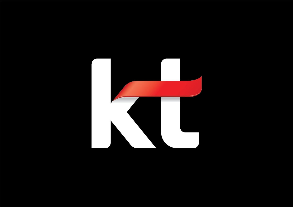 A logo of KT