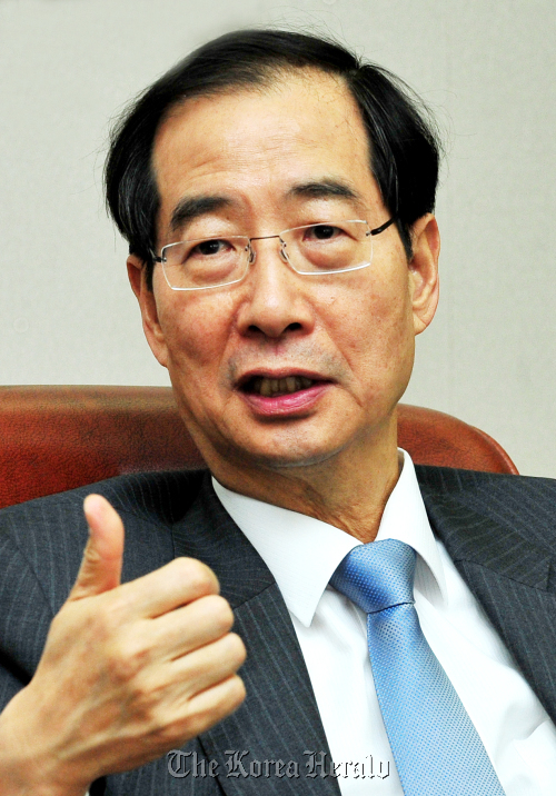 Former Prime Minister Han Duck-soo (Korea Herald)