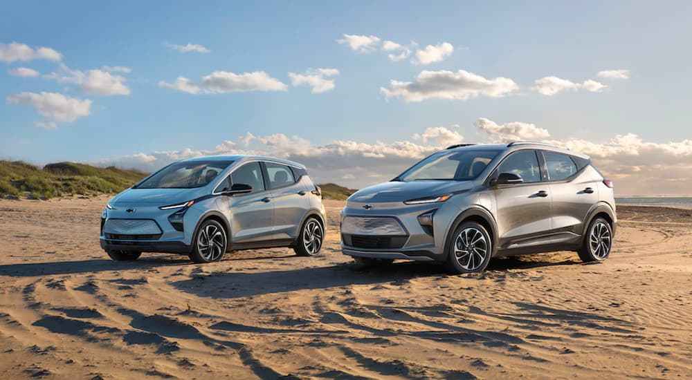 The 2022 Chevy Bolt EV and Bolt EUV, powered by lithium-ion batteries from LG Energy Solution (GM)