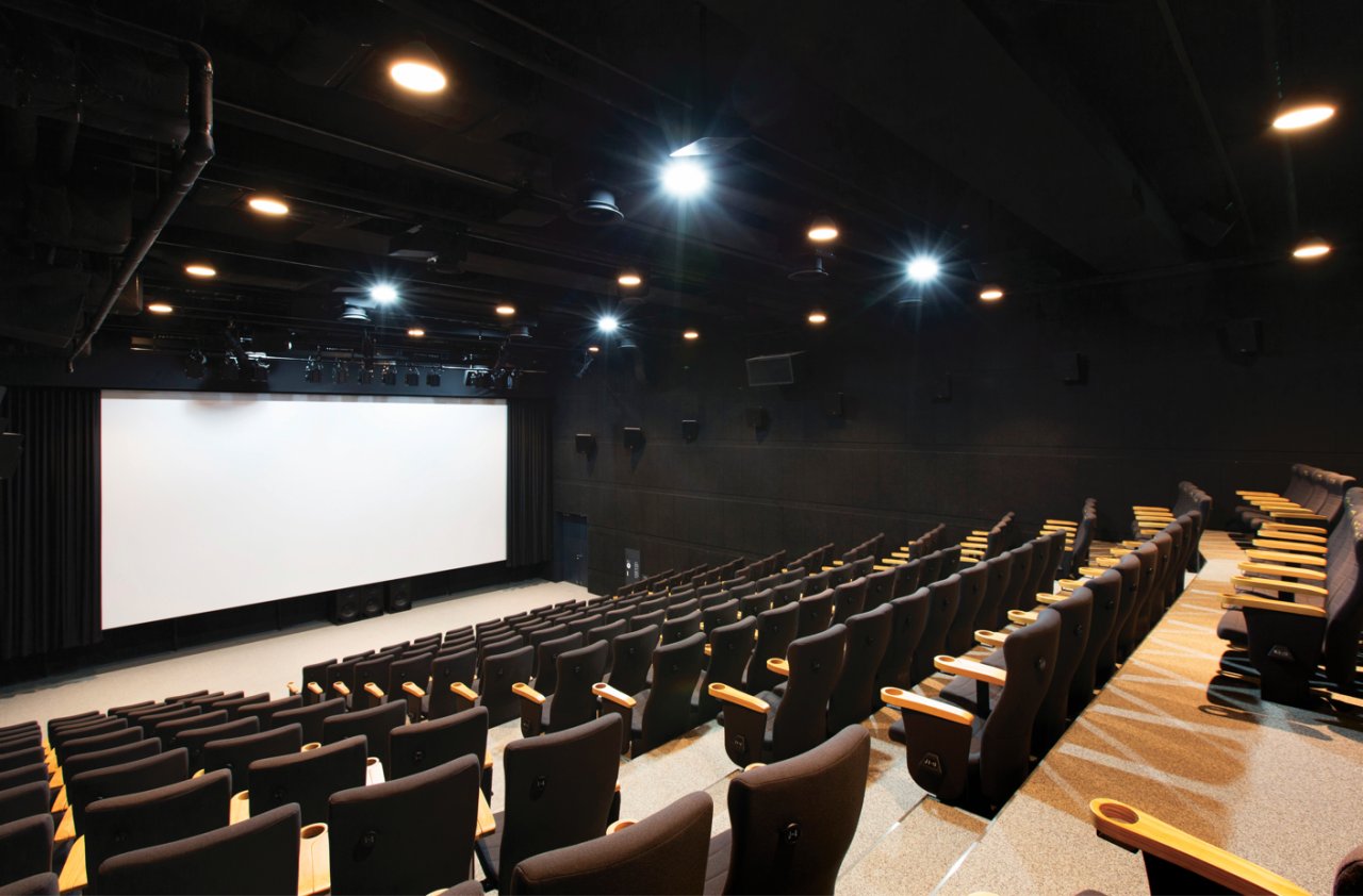 A theater on the first floor of Myung Films Art Center in Paju, Gyeonggi Province.  (Myung Films Art Center)