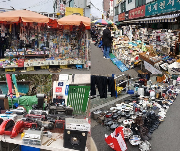 Used home appliances, household items and books are on sale.  (Choi Jae-hee / The Korea Herald)
