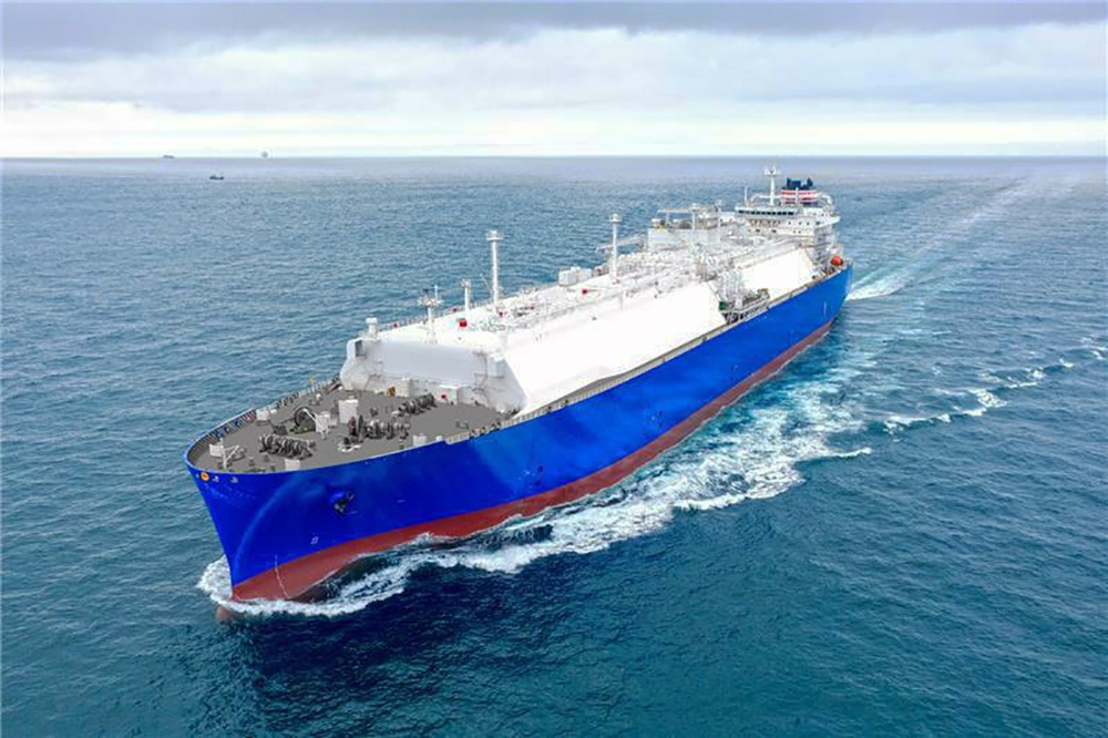 This file photo provided by Hyundai Glovis shows an LNG carrier. (Yonhap)