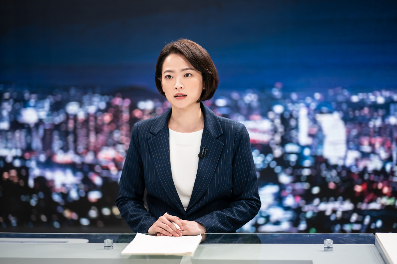Chun Woo-hee stars in “Anchor,” directed by Jeong Ji-yeon (Acemaker Movieworks)