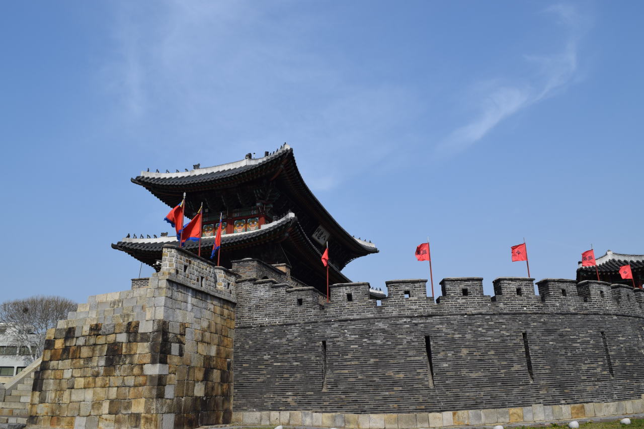 Paldalmun Gate, the great southern gate of Hwaseong Fortress (Kim Hae-yeon/ The Korea Herald)