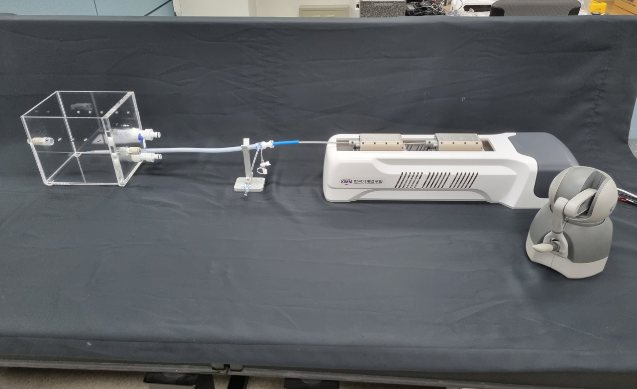 Image of newly-developed robotic catheter (Korea Institute of Machinery and Materials)