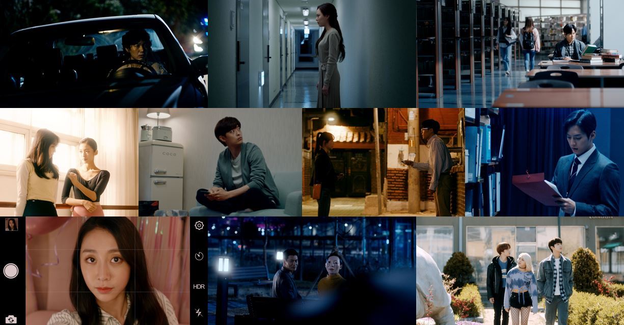 A collection of scenes from the Korean horror film “Urban Myth,“ directed by Hong Won-gi (Megabox Plus M)