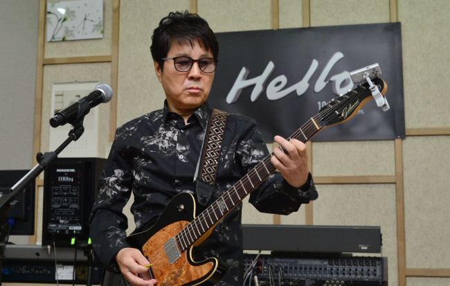 Singer Cho Yong-pil at YPC Production in Seoul (The Korea Herald DB)