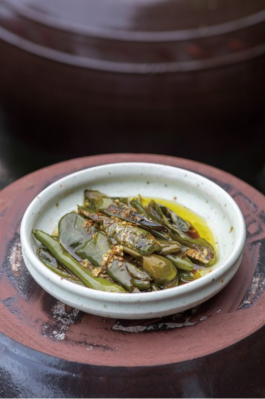 Braised green chili pepper (Cultural Corps of Korean Buddhism)