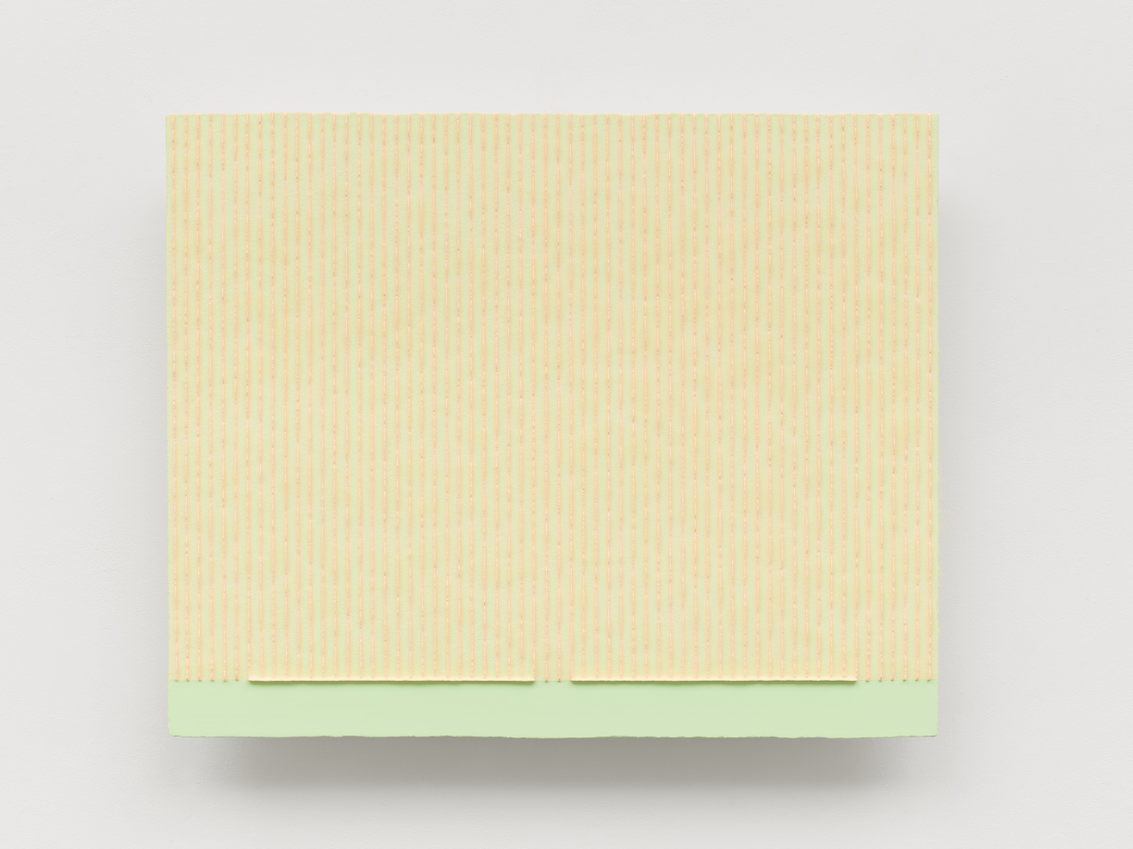 “Ecriture No 220125” by Park Seo-bo (courtesy of the artist, White Cube)