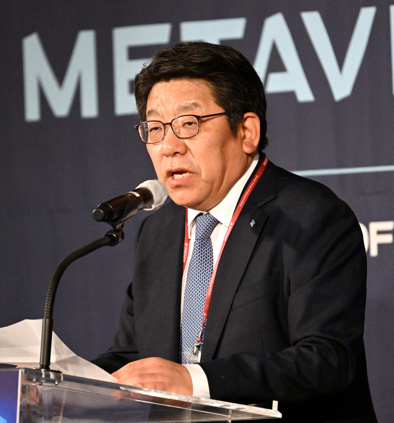 The Korea Herald CEO Choi Jin-young (Park Hyun-koo/The Korea Herald)