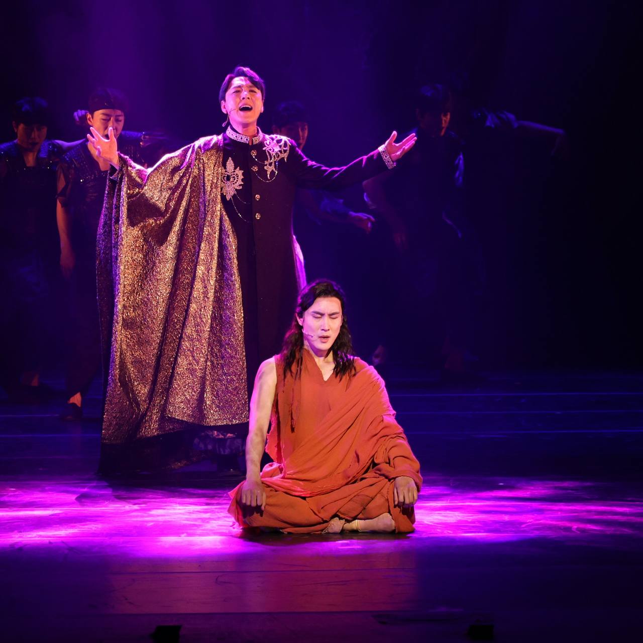 A scene from the musical “The Life of Siddhartha” depicts the life of Siddhartha Gautama, better known in Korea as Shakyamuni Buddha.Photo © Hyungwon Kang