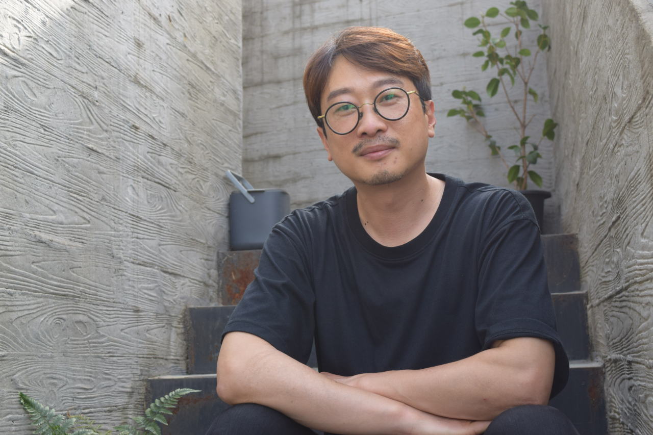 Seo Myeong-whan, CEO of Mijeoggamgag, poses at an interview with The Korea Herald at his office in Yeonhui-dong, Seoul, April 26. (Kim Hae-yeon/ The Korea Herald)