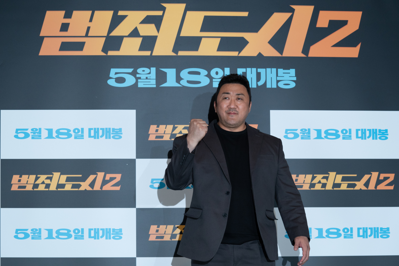 Korean American actor Don Lee poses before a global press conference held at the Megabox Coex theater in Samseong-dong, Gangnam-gu, Seoul on Wednesday. (ABO Entertainment)