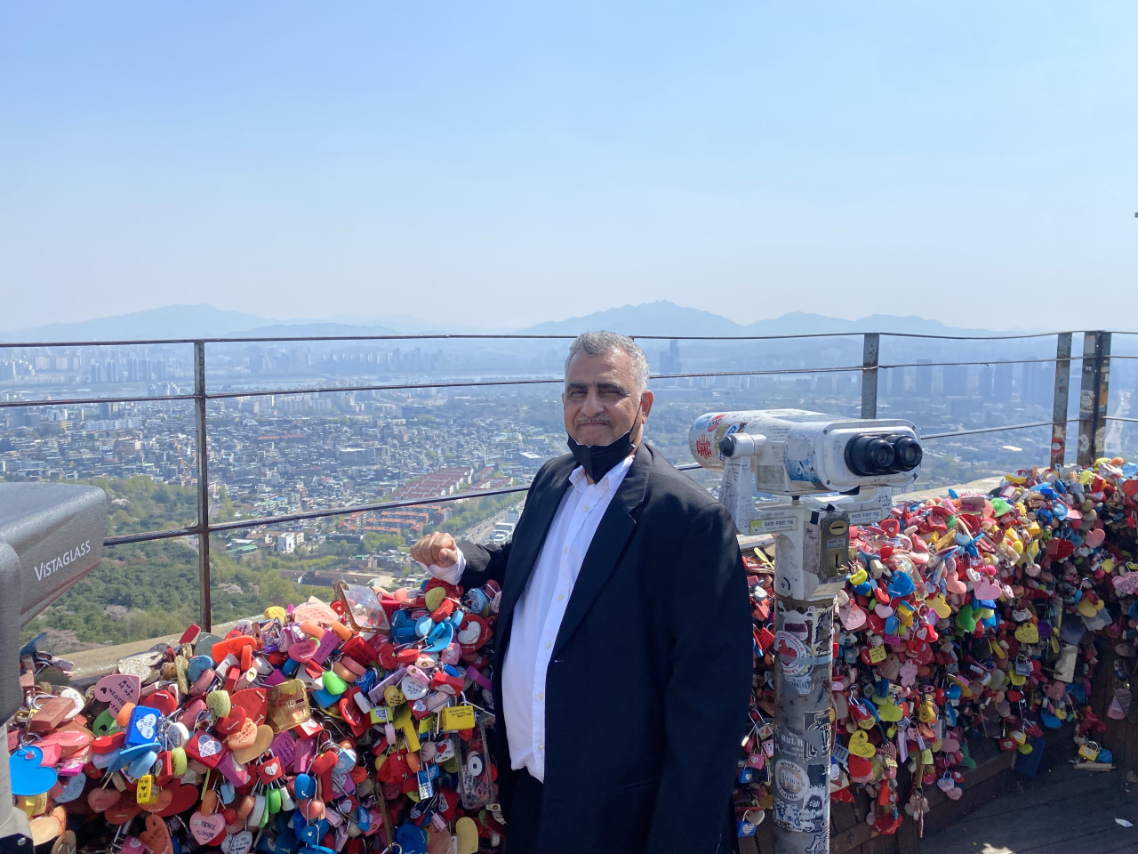 A view of Seoul from Namsan Seoul Tower (Embassy of the Sultanate of Oman in Seoul)