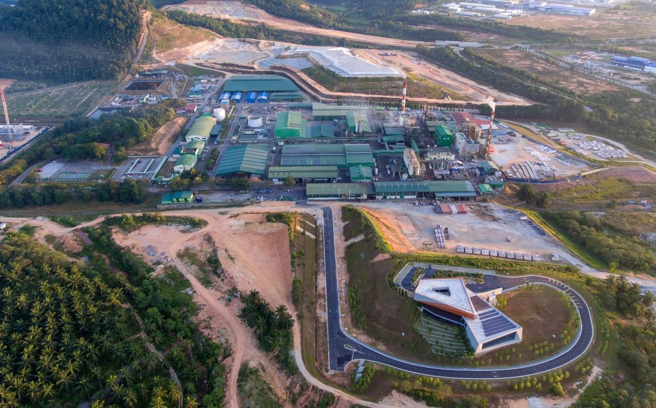 Cenviro 位于马来西亚森美兰的综合废物管理中心鸟瞰图。  （SK生态植物）