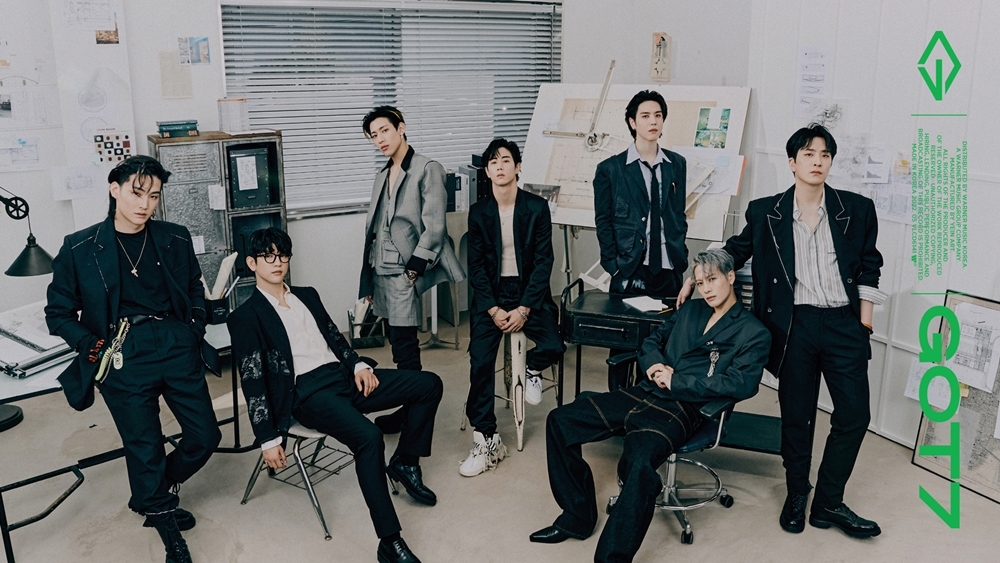 Group image of GOT7 for album “GOT7” (Warner Music Korea)