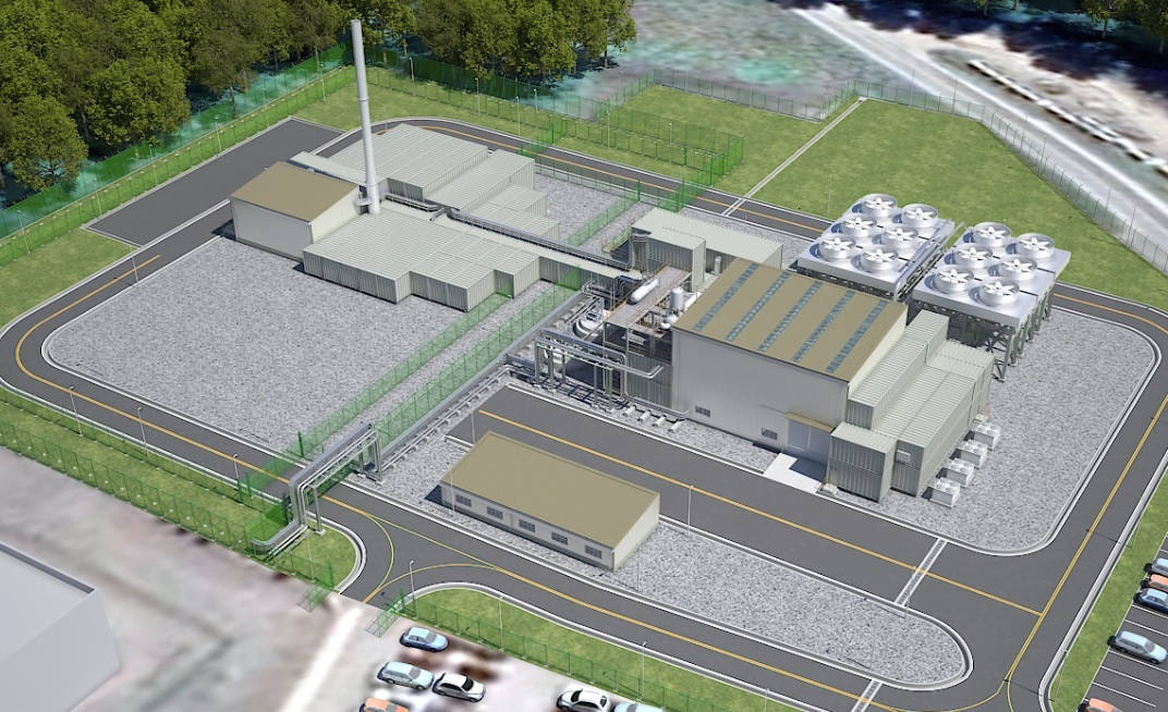 Rendering of Hyundai Engineering‘s micro modular reactor site in Chalk River, Canada. (Hyundai Engineering)