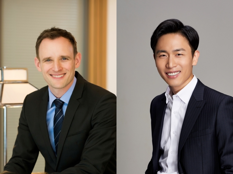 Marco Moder (left) and Will Kwon (Courtesy of McKinsey & Co.)