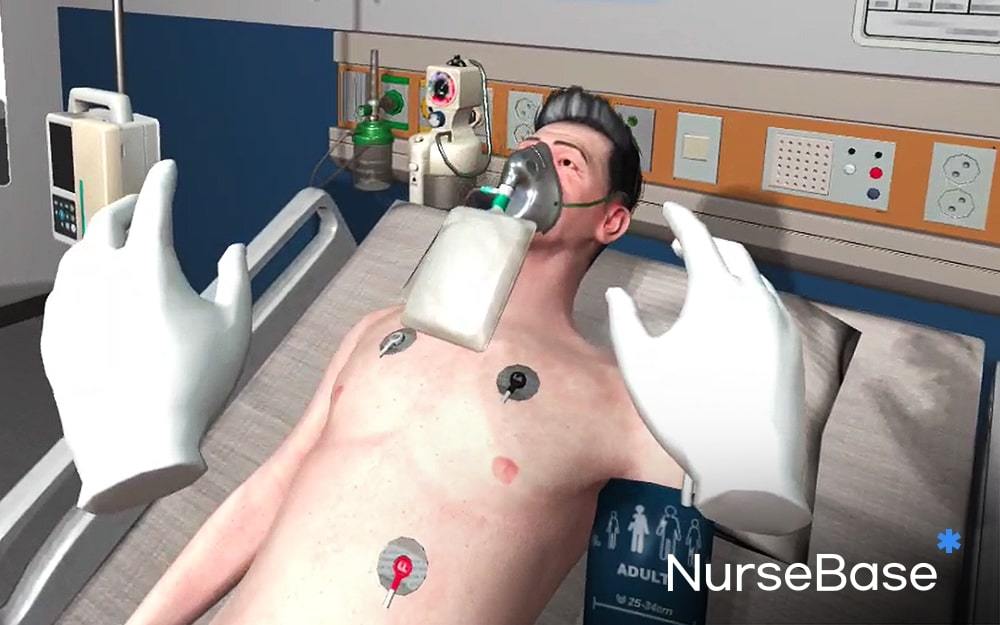 뉴베이스의 가상 의료 교육 플랫폼 NurseBase(뉴베이스) 화면 캡처