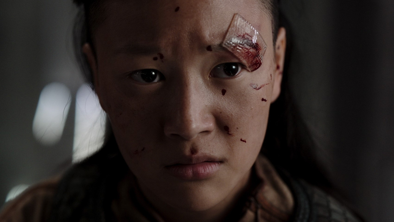 Actor Yerin Ha plays Kwan Ha, a sole survivor of the planet Madrigal in “Halo” (Paramount+)