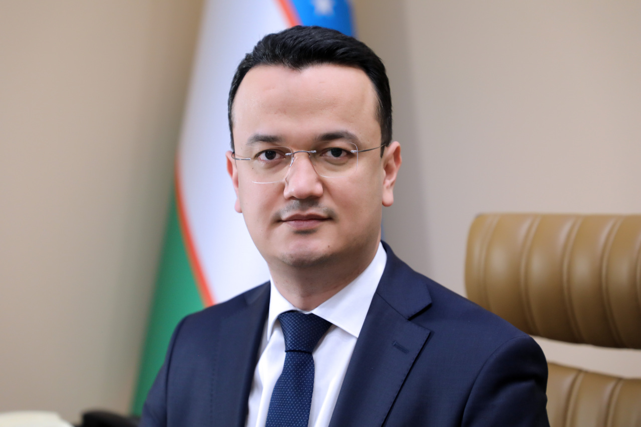 Laziz Kudratov, Uzbekistan’s first deputy minister of investments and foreign trade and director general of the agency for strategic development. (Embassy of Uzbekistan in Seoul)