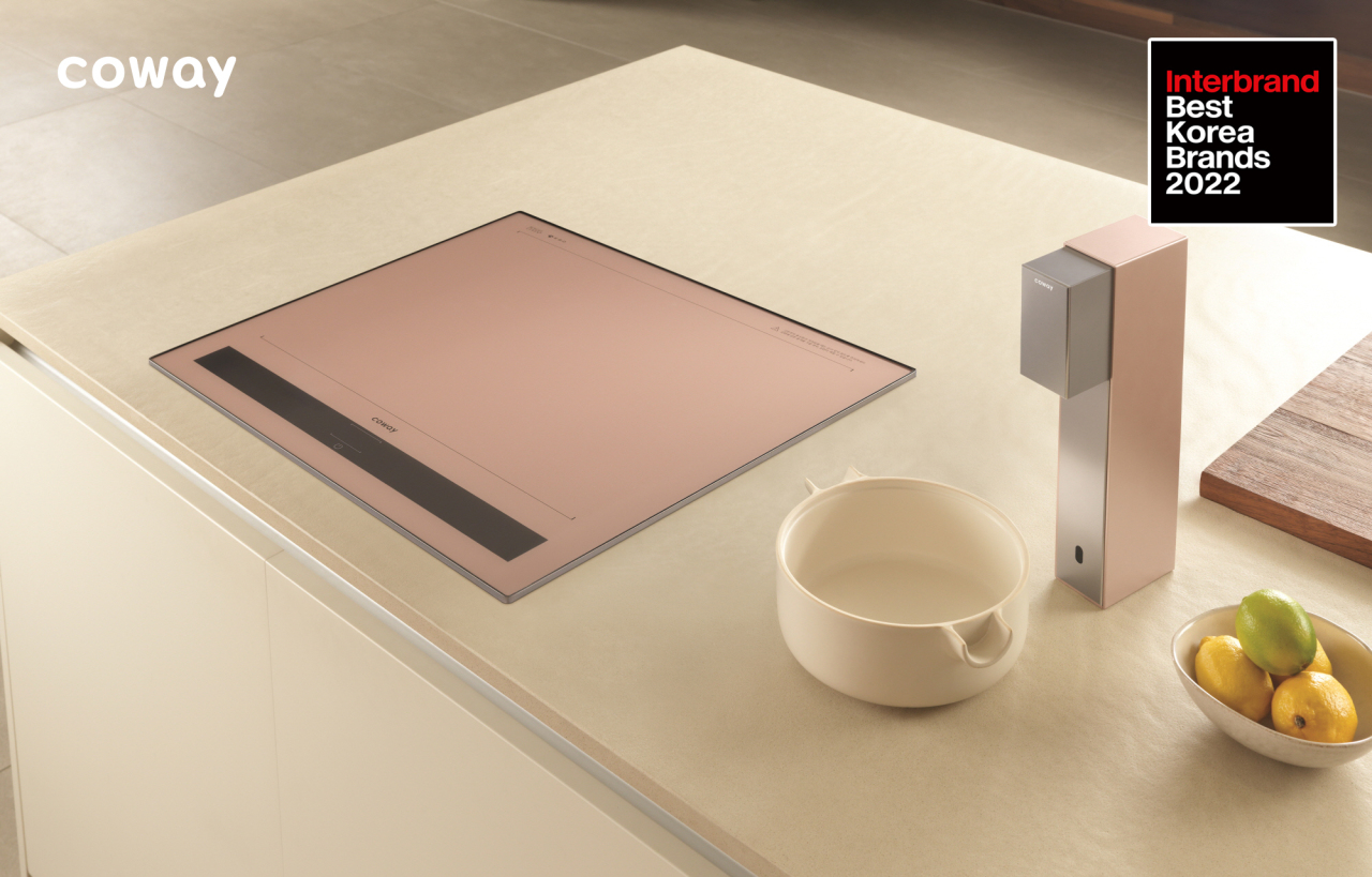 A promotional image of Coway‘s Noble Collection induction cooking. (Coway)