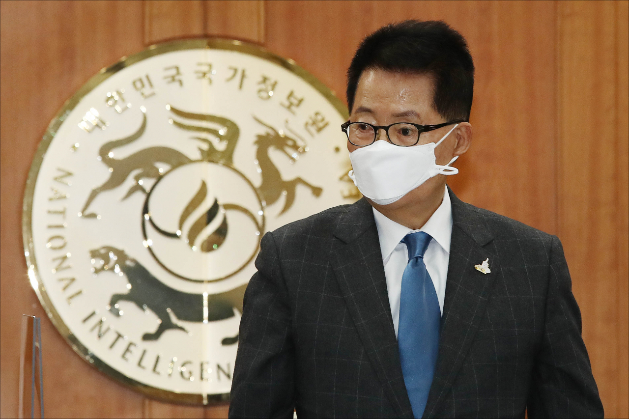 Park Jie-won served as the director of the National Intelligence Service from July 2020 to May 2022. (The Korea Herald)