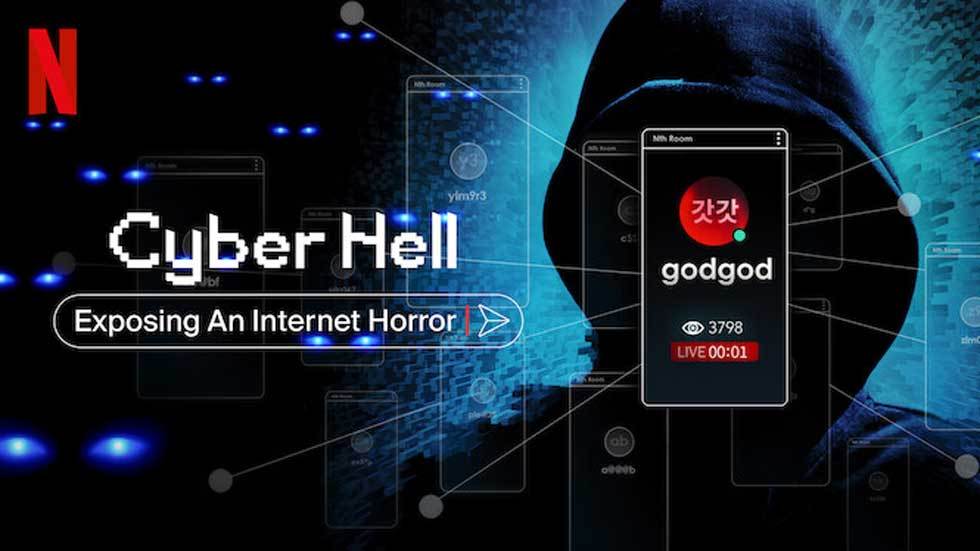 A promotional image for “Cyber Hell: Exposing an Internet Horror,” a true-crime documentary based on the Nth Room case. (Netflix)