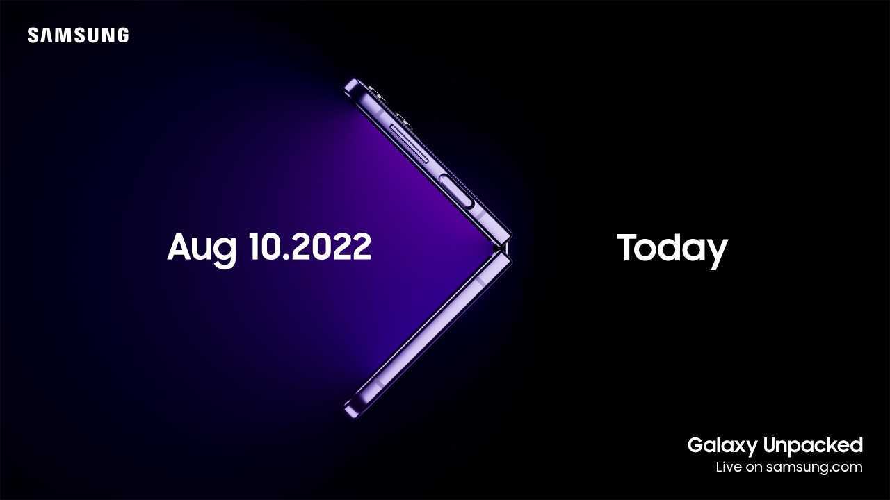 Samsung’s invitation to the upcoming unpacking event for the Z series foldable phones (Samsung Electronics)