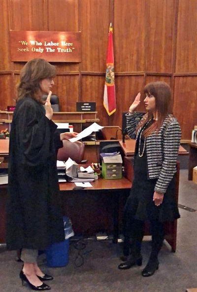 Haley Moss was sworn in to the Florida Bar on January 11, 2019.(Courtesy of Haley Moss)