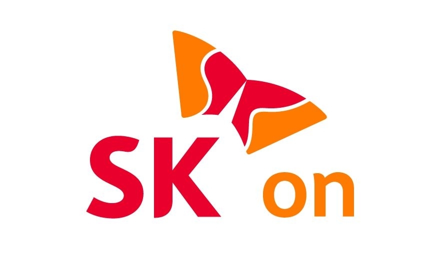 A logo of SK On